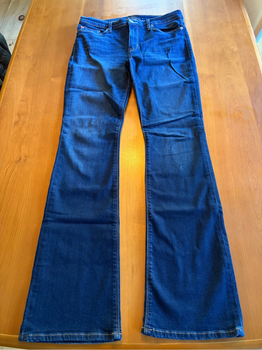 Hudson Jeans Love Mid Rise Bootcut Dark Wash Jeans Size 30